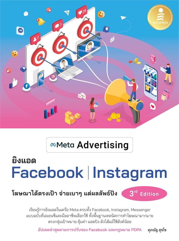 ปกหนังสือ Meta Advertising ยิงแอด Facebook Instagram 3rd Edition