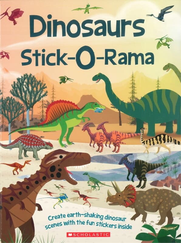 ปกหนังสือ STICK-O-RAMA: DINOSAURS
