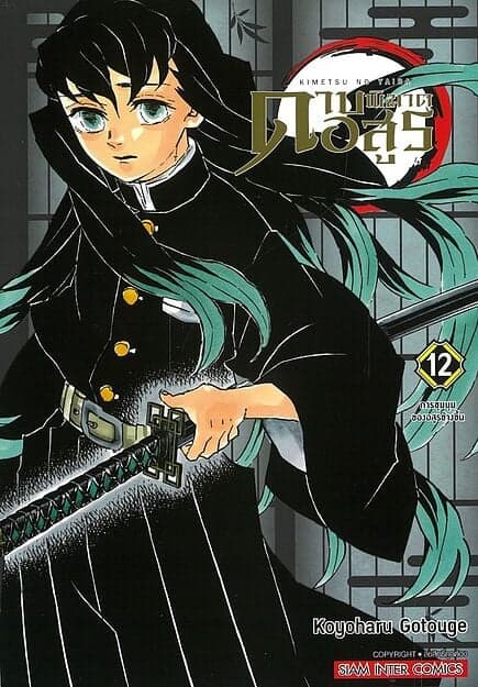 ปกหนังสือ ดาบพิฆาตอสูร เล่ม 12 NEW EDITION