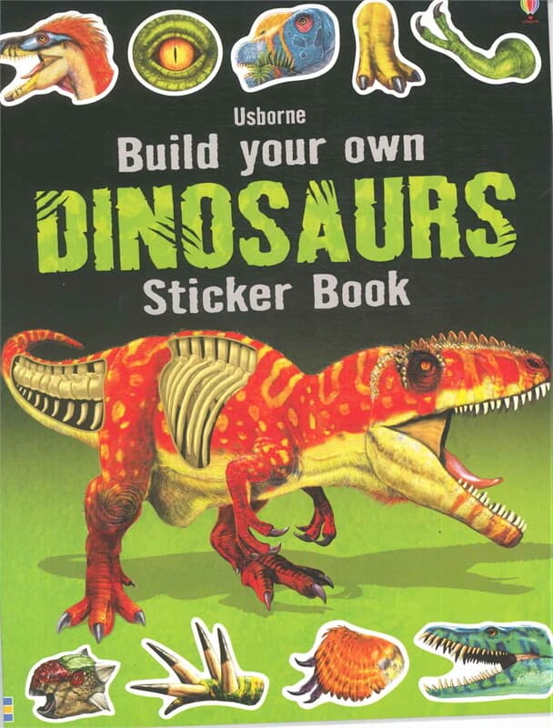 ปกหนังสือ Build your own Dinosaurs Sticker Book