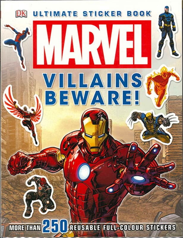 ปกหนังสือ Marvel Ultimate Stciker Book: Villains B