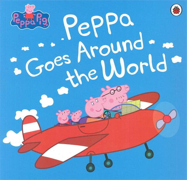 ปกหนังสือ Peppa Goes Around the World