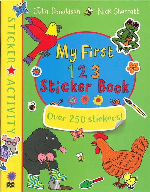 ปกหนังสือ My First 123 Sticker Book
