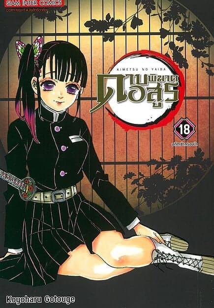 ปกหนังสือ ดาบพิฆาตอสูร เล่ม 18 NEW EDITION