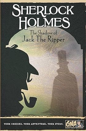 ปกหนังสือ SHERLOCK HOLMES THE SHADOW OF JACK THE RIPPER