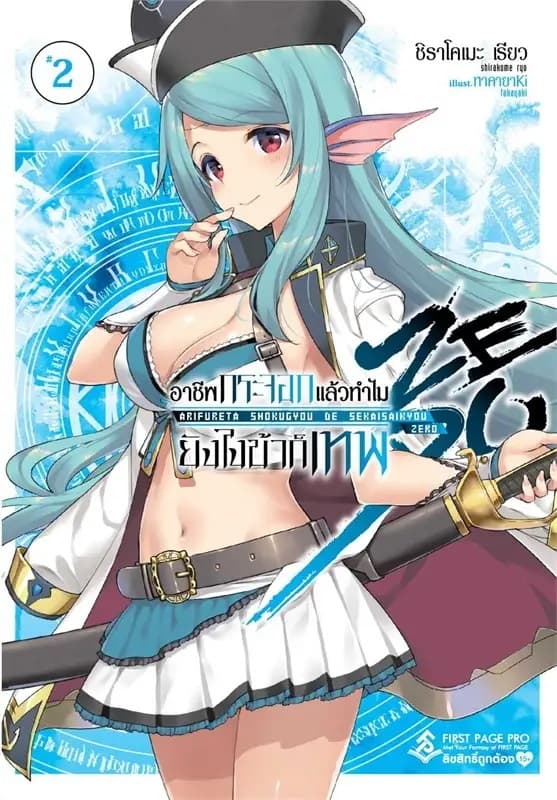 ปกหนังสือ อาชีพกระจอกแล้วทำไมยังไงข้าก็เทพZERO เล่ม 2