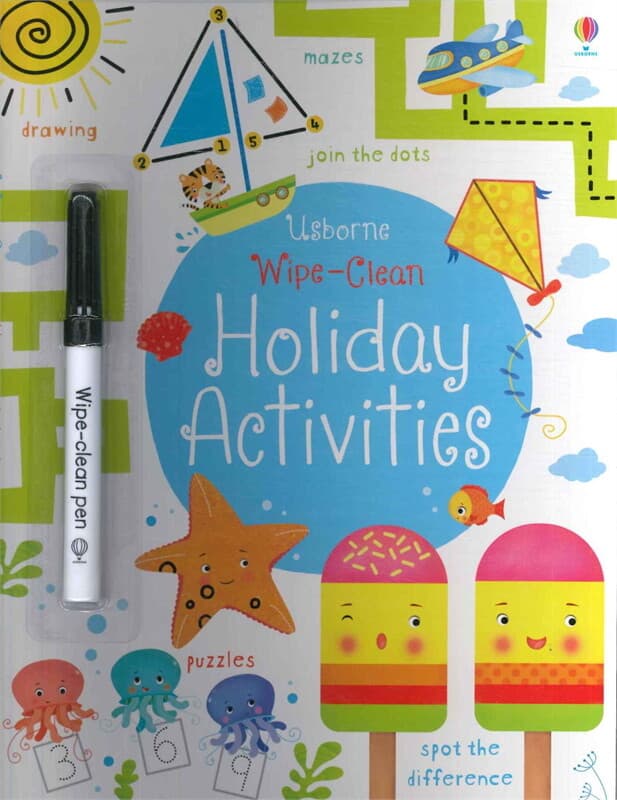 ปกหนังสือ WIPE-CLEAN: HOLIDAY ACTIVITIES