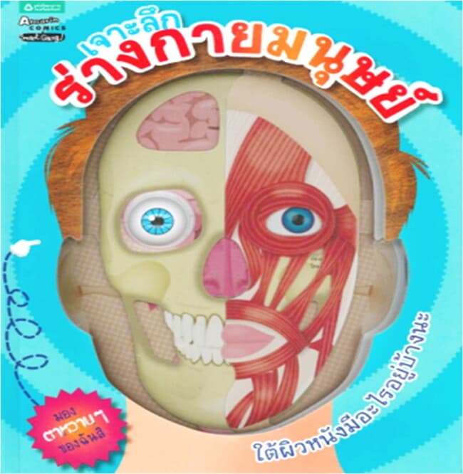 ปกหนังสือ เจาะลึกร่างกายมนุษย์ (เก่า)