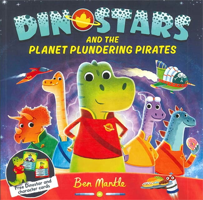 ปกหนังสือ Dinostars and the Planet Plundering