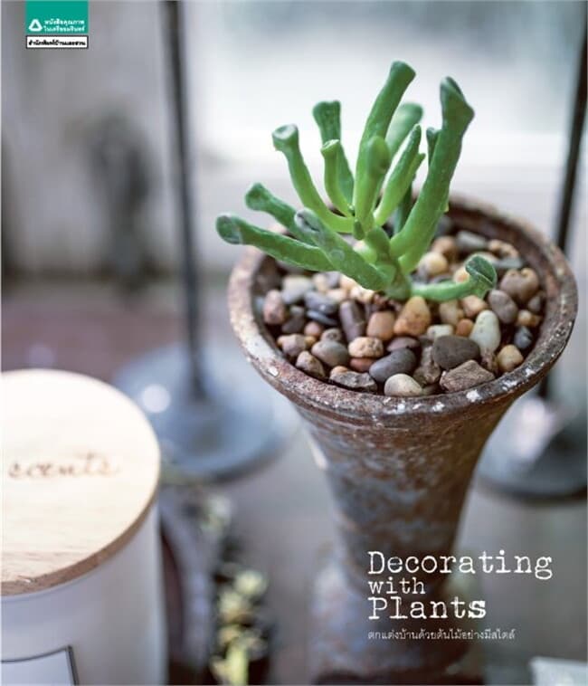 ปกหนังสือ Decorating with Plants แต่งบ้านด้วยต้นไม้