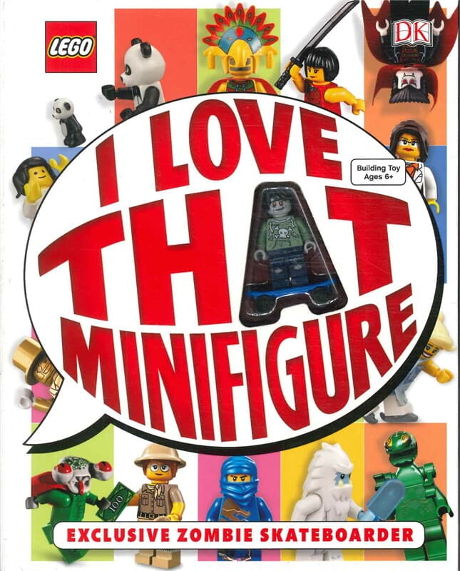 ปกหนังสือ Lego I love that minifigure