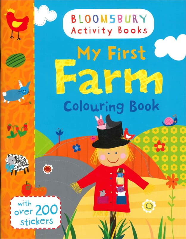 ปกหนังสือ My first farm colouring book