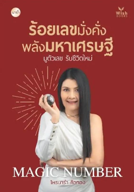 ปกหนังสือ ร้อยเลขมั่งคั่ง พลังมหาเศรษฐี
