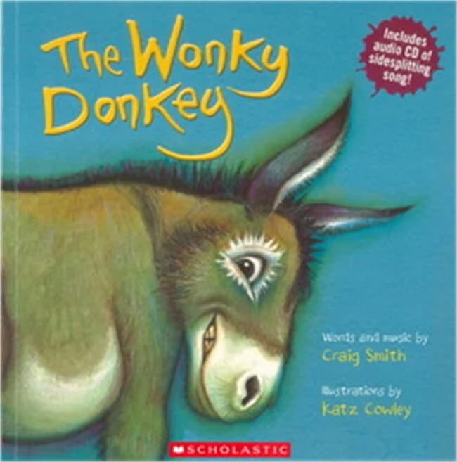 ปกหนังสือ THE WONKY DONKEY (WITH CD)
