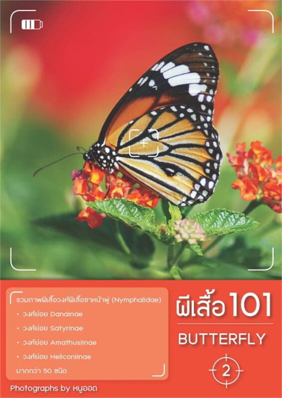 ปกหนังสือ ผีเสื้อ 101 เล่ม 2 (Butterfly 101 Vol.2)
