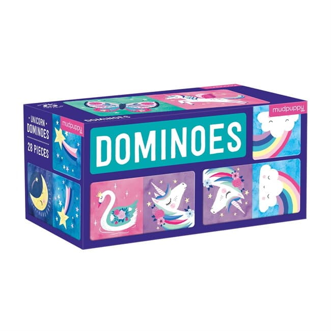 ปกหนังสือ MUDPUPPY UNICORN DOMINOES