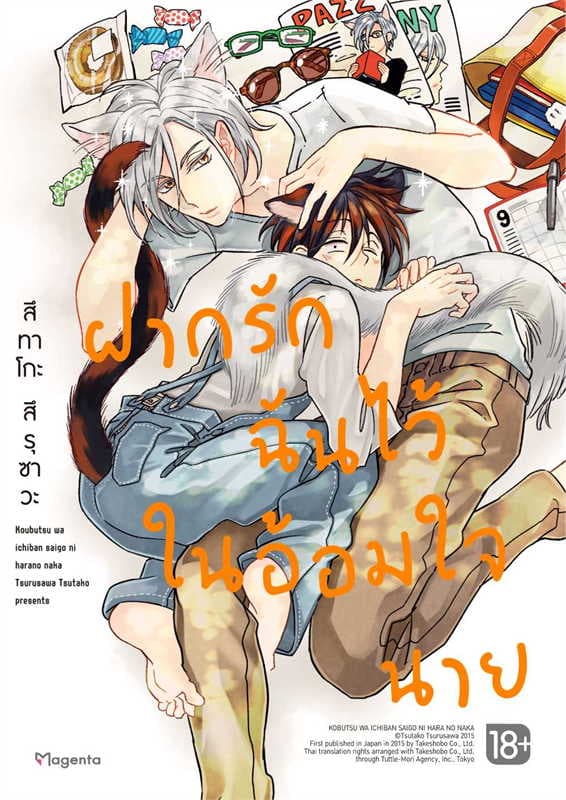 ปกหนังสือ ฝากรักฉันไว้ในอ้อมใจนาย (การ์ตูน)