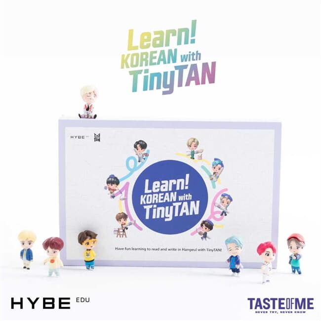 ปกหนังสือ Learn! Korean with TinyTAN