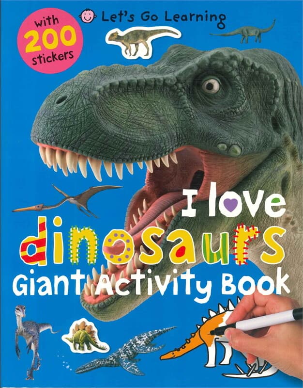 ปกหนังสือ I Love Dinosaurs