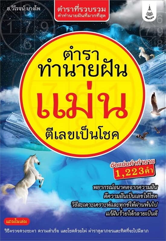 ปกหนังสือ ตำราทำนายฝันแม่น ตีเลขเป็นโชค