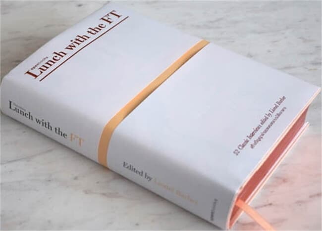 ปกหนังสือ Lunch with the FT
