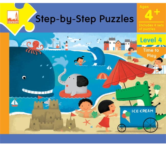 ปกหนังสือ StepByStep Puzzle -Age4+Time to Play