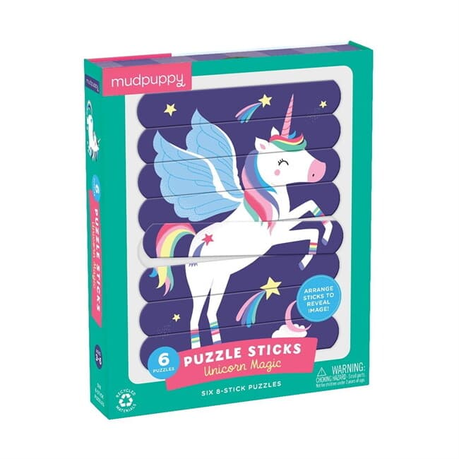 ปกหนังสือ MUDPUPPY UNICORN MAGIC PUZZLE STICKS