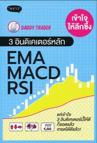 ปกหนังสือ เข้าใจให้ลึกซึ้ง 3 อินดิเคเตอร์หลัก EMA MACD RSI