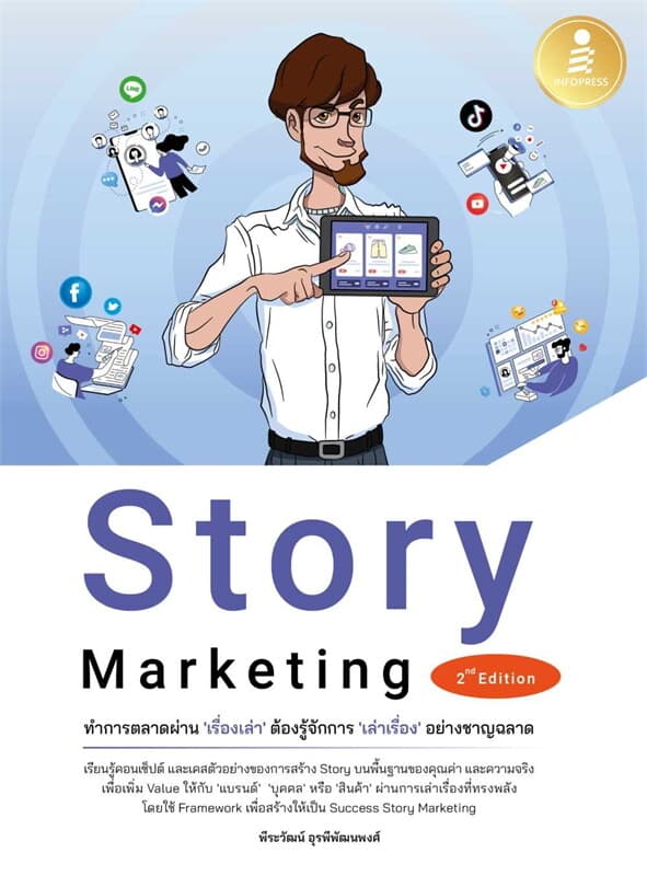 ปกหนังสือ Story Marketing 2nd Edition ทำการตลาดผ่าน 'เรื่องเล่า' ต้องรู้จักการ 'เล่าเรื่อง' อย่างชาญฉลาด