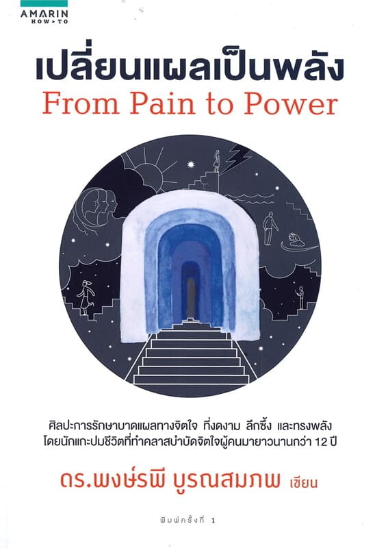 ปกหนังสือ เปลี่ยนแผลเป็นพลัง (FROM PAIN TO POWER)