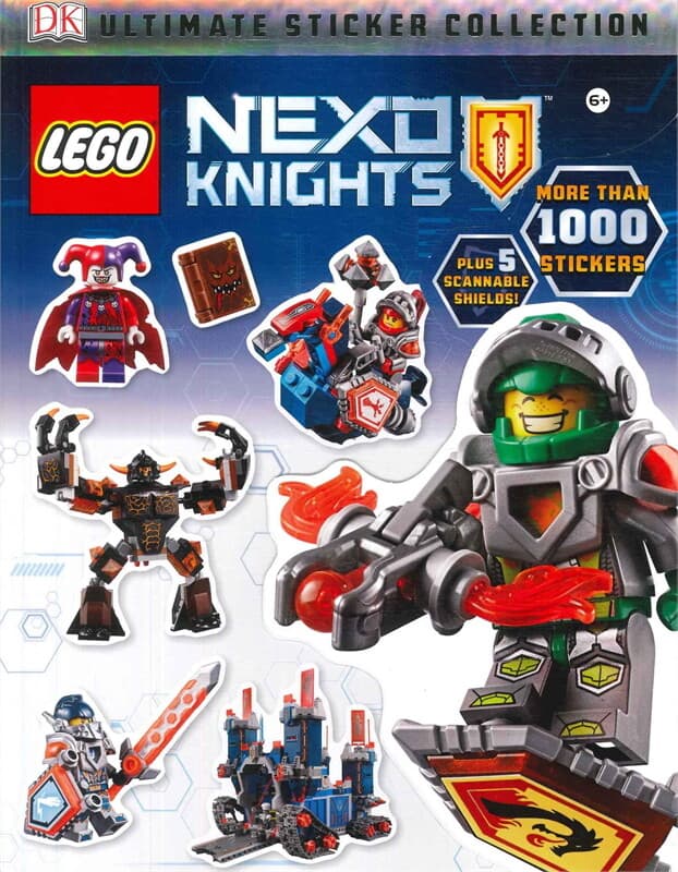 ปกหนังสือ LEGO NEXO KNIGHTS Ultimate Sticker collection