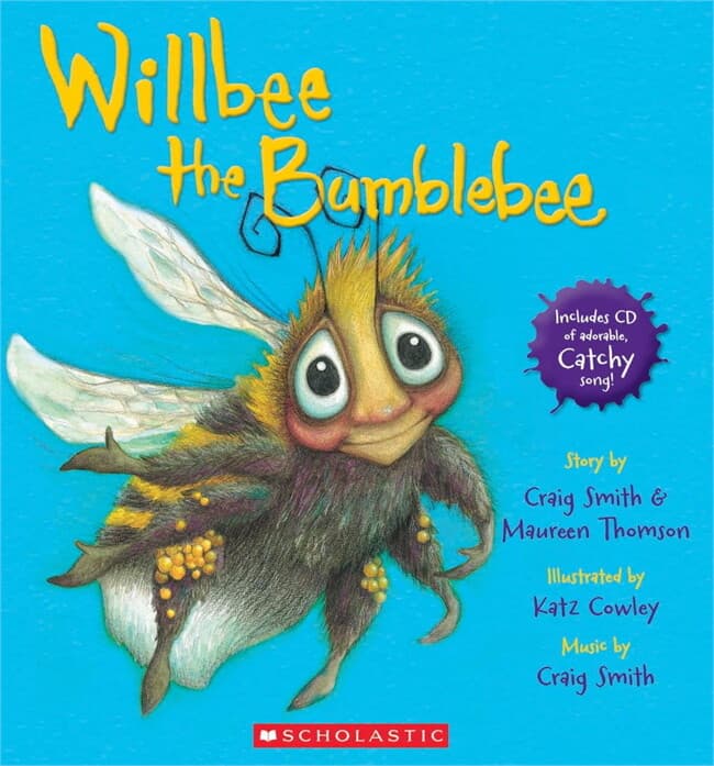 ปกหนังสือ WILLBEE THE BUMBLEBEE (WITH CD)