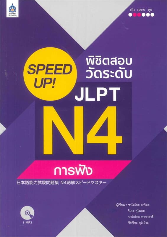 ปกหนังสือ SPEED UP! พิชิตสอบวัดระดับ JLPT N4 การฟัง