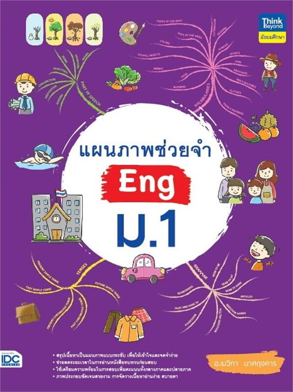 ปกหนังสือ แผนภาพช่วยจำ Eng ม.1