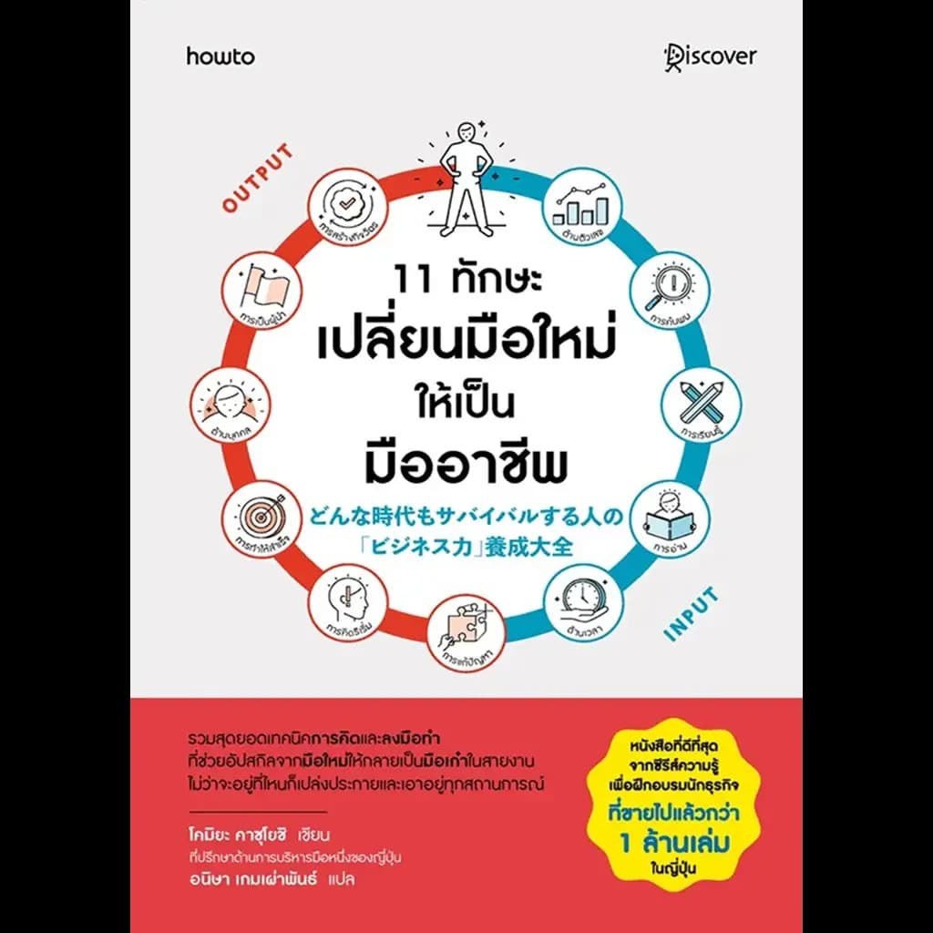 ปกหนังสือ 11 ทักษะเปลี่ยนมือใหม่ให้เป็นมืออาชีพ