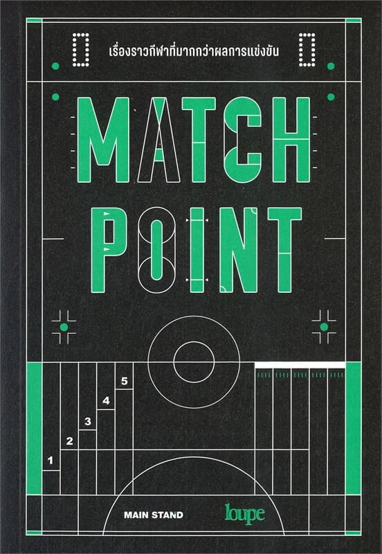 ปกหนังสือ MATCH POINT เรื่องราวกีฬาที่มากกว่าผลการแข่งขัน