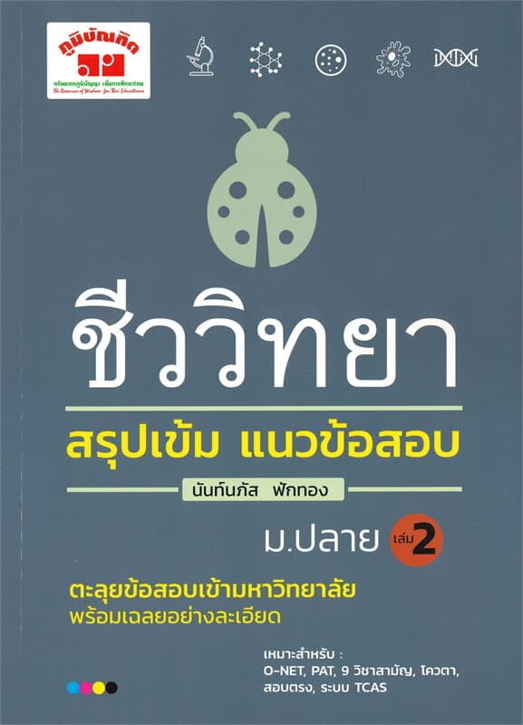 ปกหนังสือ สรุปเข้ม ชีววิทยา ม.ปลาย เล่ม 2