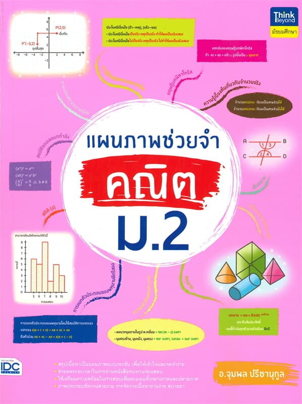 ปกหนังสือ แผนภาพช่วยจำ คณิต ม.2