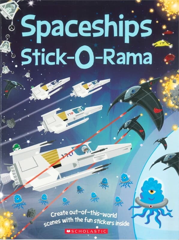 ปกหนังสือ STICK-O-RAMA: SPACESHIPS