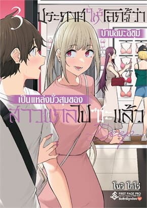 ปกหนังสือ ประกาศให้โลกรู้ว่า บ้านอิมะอิซุมิเป็นแหล่งมั่วสุมของสาวแกลไปซะแล้ว DEEP เล่ม 3 (