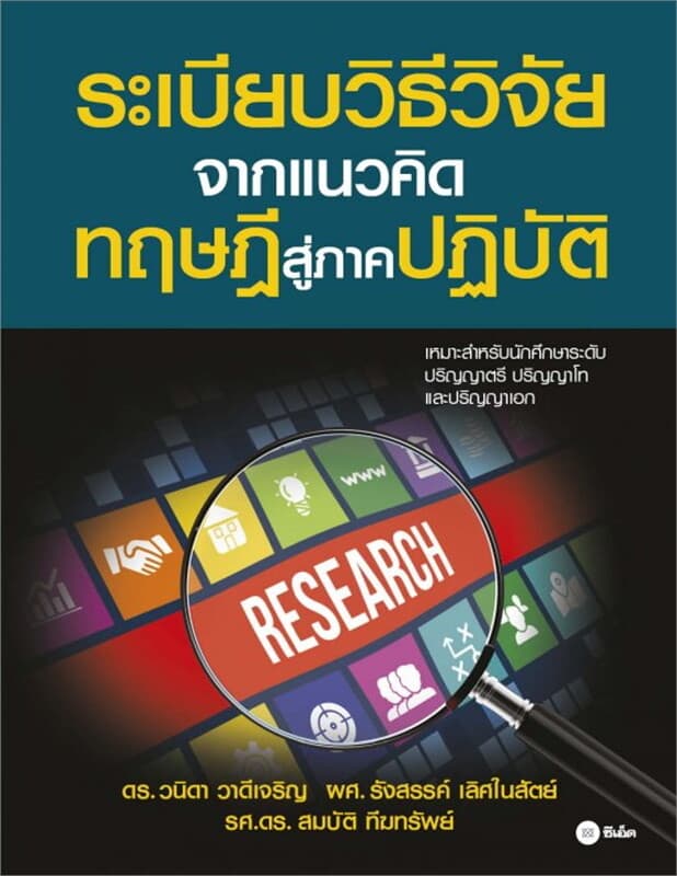 ปกหนังสือ ระเบียบวิธีวิจัย จากแนวคิด ทฤษฎี สู่ภาคปฏิบัติ