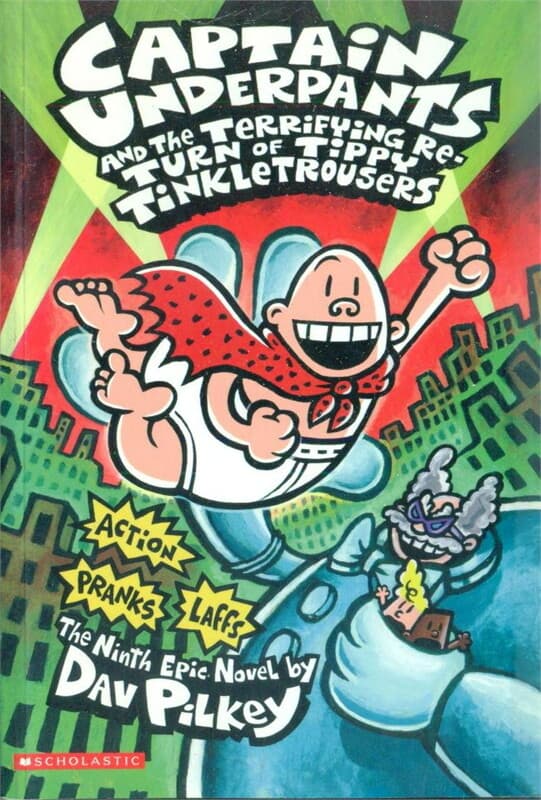 ปกหนังสือ Captain Underpants - The terrifying