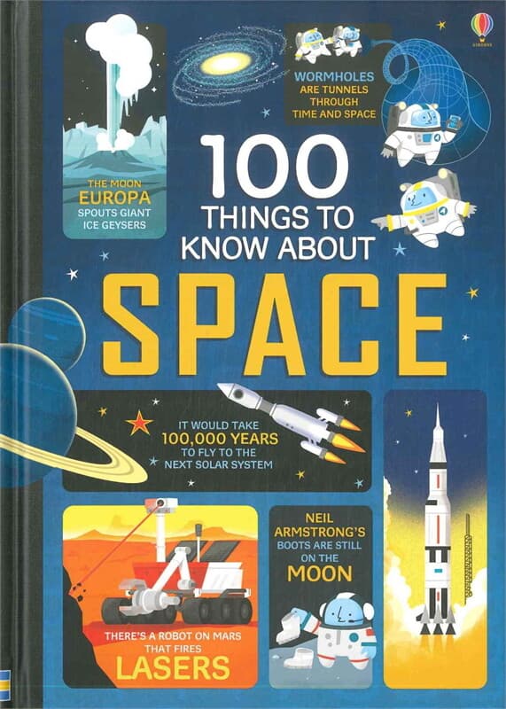 ปกหนังสือ 100 THINGS TO KNOW ABOUT SPACE