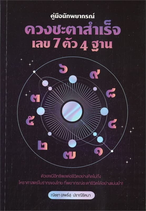 ปกหนังสือ คู่มือนักพยากรณ์ ดวงชะตาสำเร็จ เลข 7 ตัว 4 ฐาน