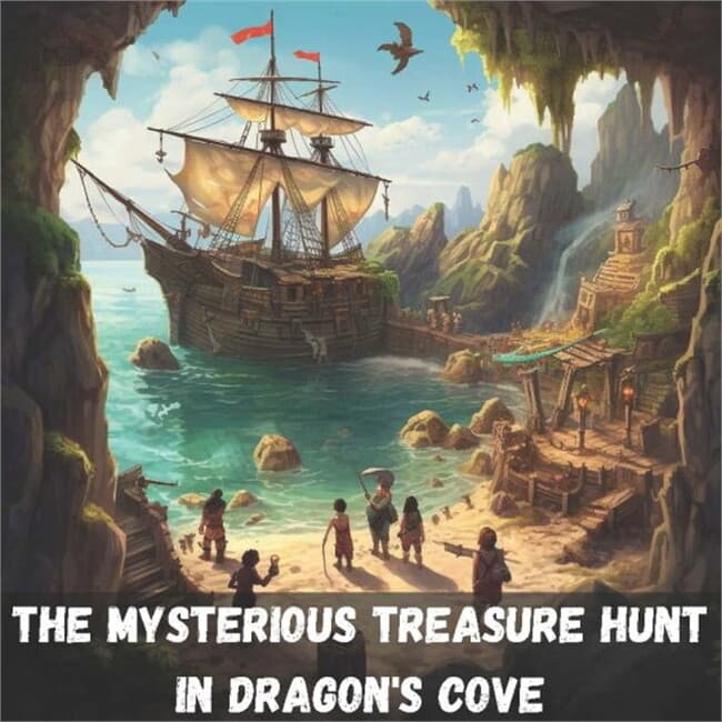 ปกหนังสือ The Mysterious Treasure Hunt in Dragon's Cove