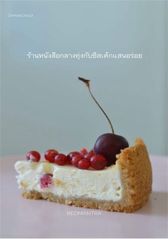 ปกหนังสือ ร้านหนังสือกลางทุ่งกับชีสเค้กแสนอร่อย