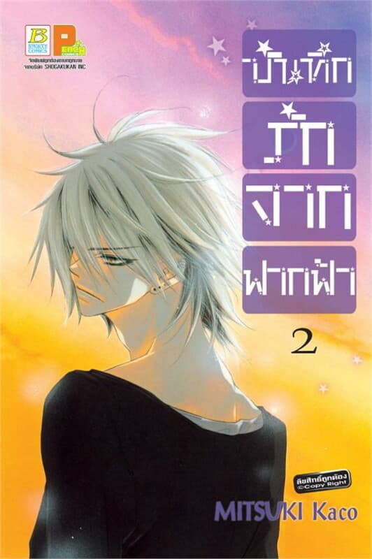 ปกหนังสือ บันทึกรักจากฟากฟ้า เล่ม 2