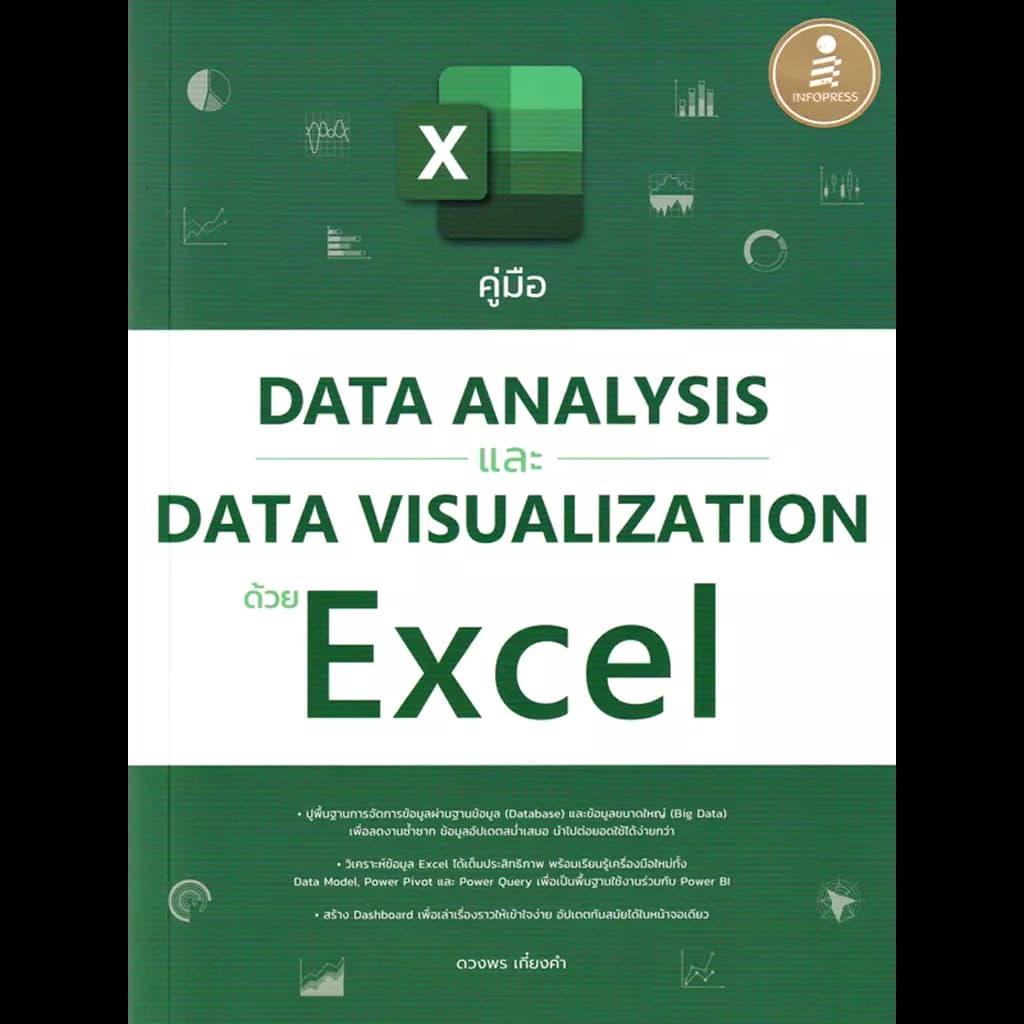 ปกหนังสือ คู่มือData AnalysisและData Visualization